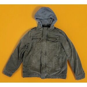 VTG Levi's Men's Sherpa Lined Hooded Trucker Field Jacket Winter Green Size M